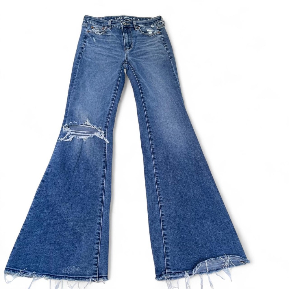 American Eagle outfitter super rise flare jeans size 0